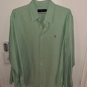 Men’s polo Oxford green